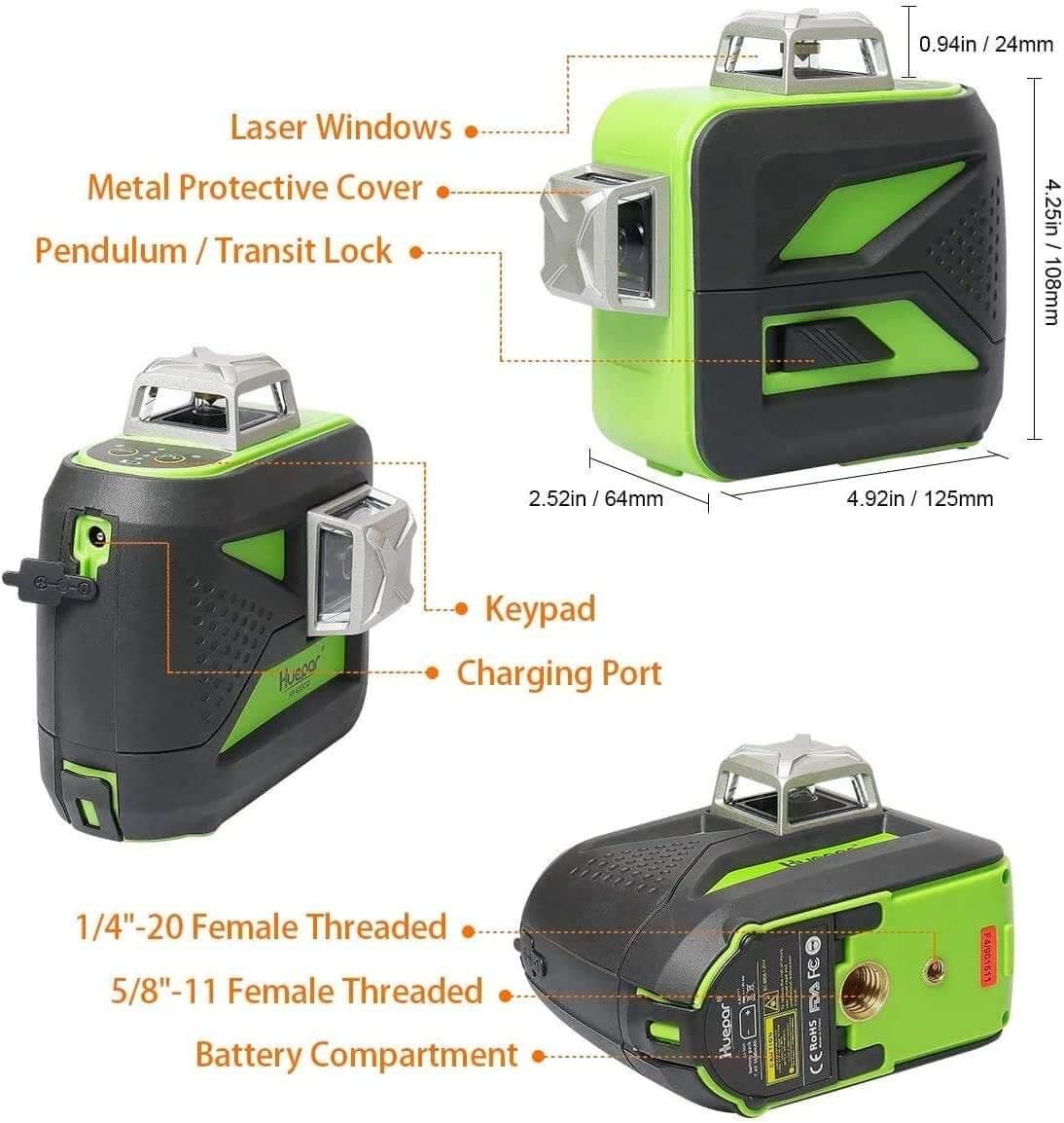 Huepar 603BT-H Laser Level - Image 10