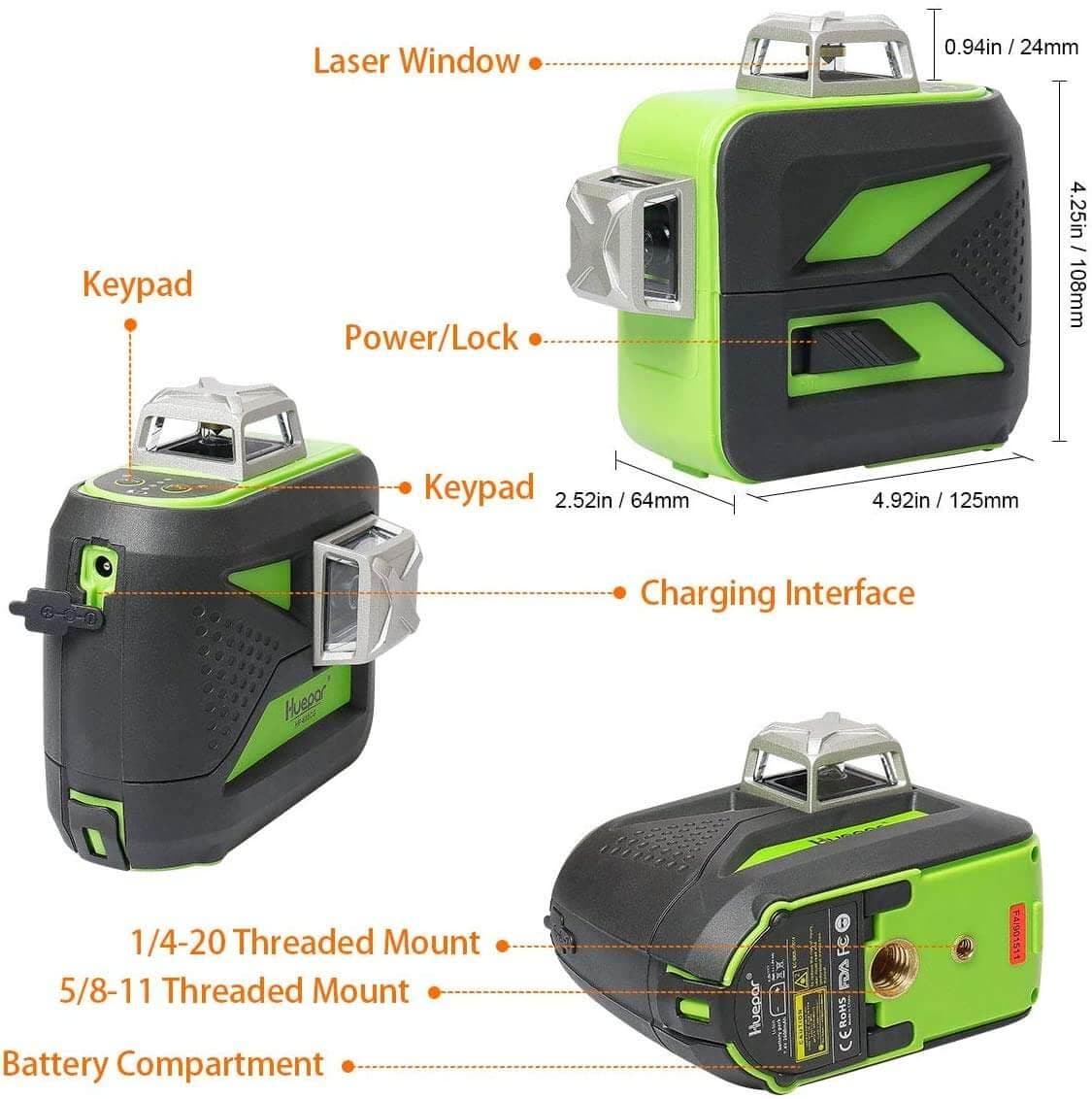 Huepar 603CG-H Laser Level - Image 7