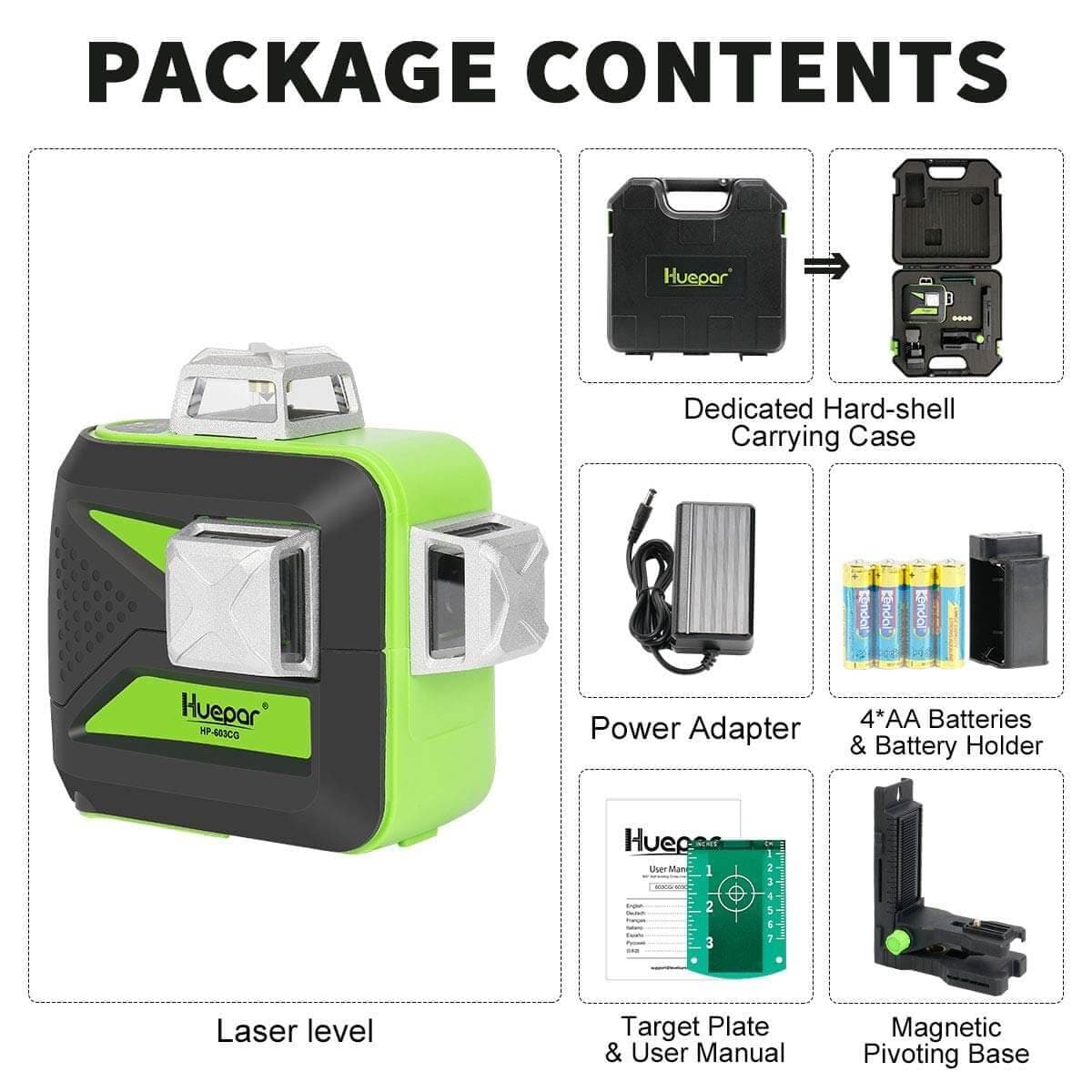 Huepar 603CG-H Laser Level - Image 8