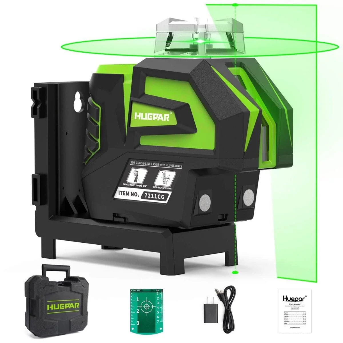 Huepar 7211CG Laser Level - Image 2