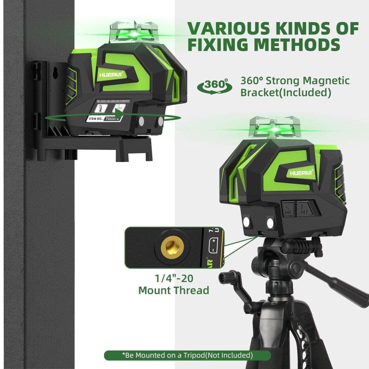 Huepar 7211CG Laser Level - Image 6