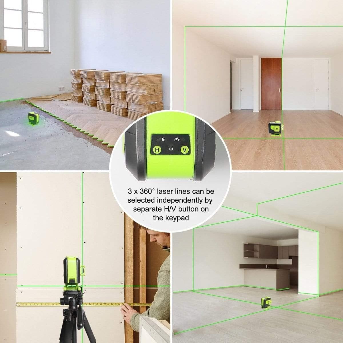 Huepar Green - 903DG Laser Level - Image 4