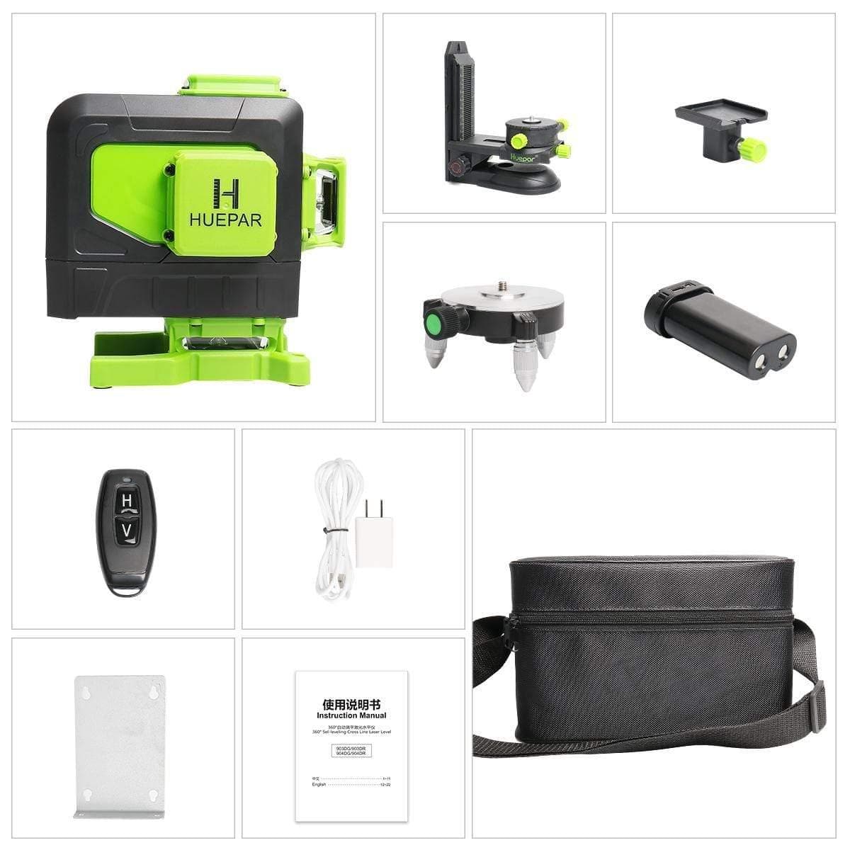 Huepar Green - 903DG Laser Level - Image 8