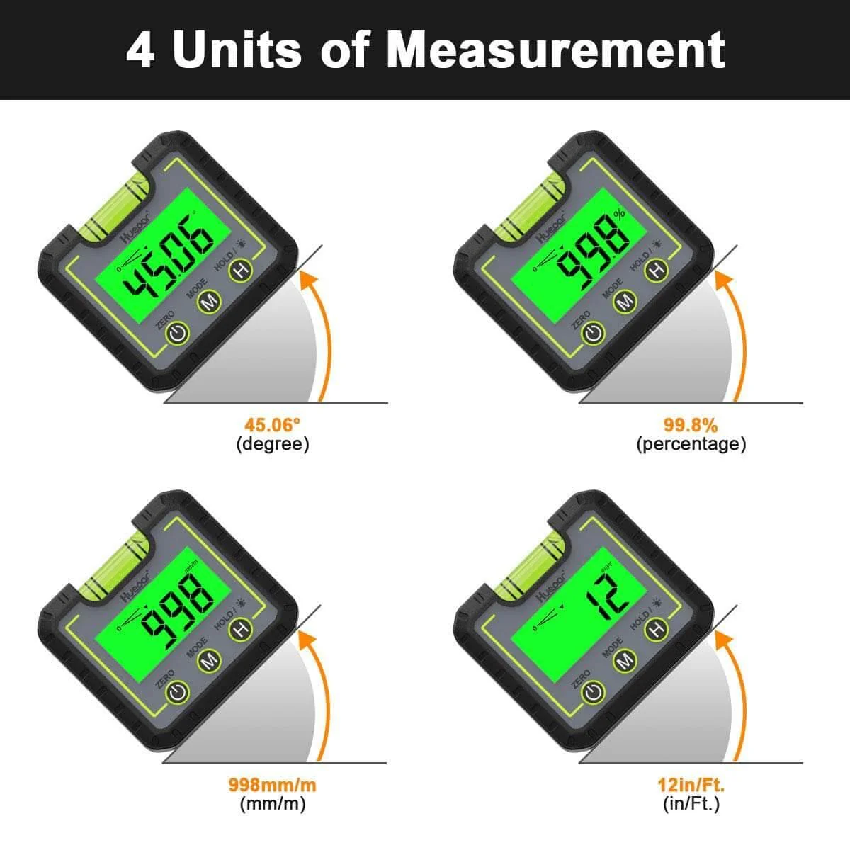 Huepar AG01 - Digital Level Angle Gauge Inclinometer - Image 2