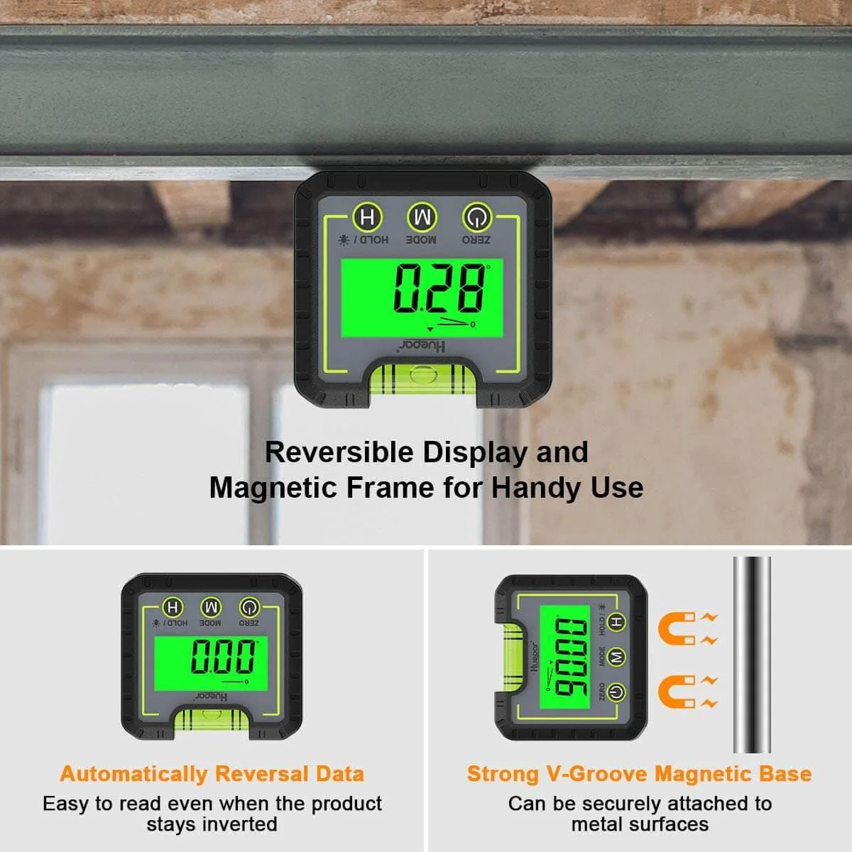 Huepar AG01 - Digital Level Angle Gauge Inclinometer - Image 3