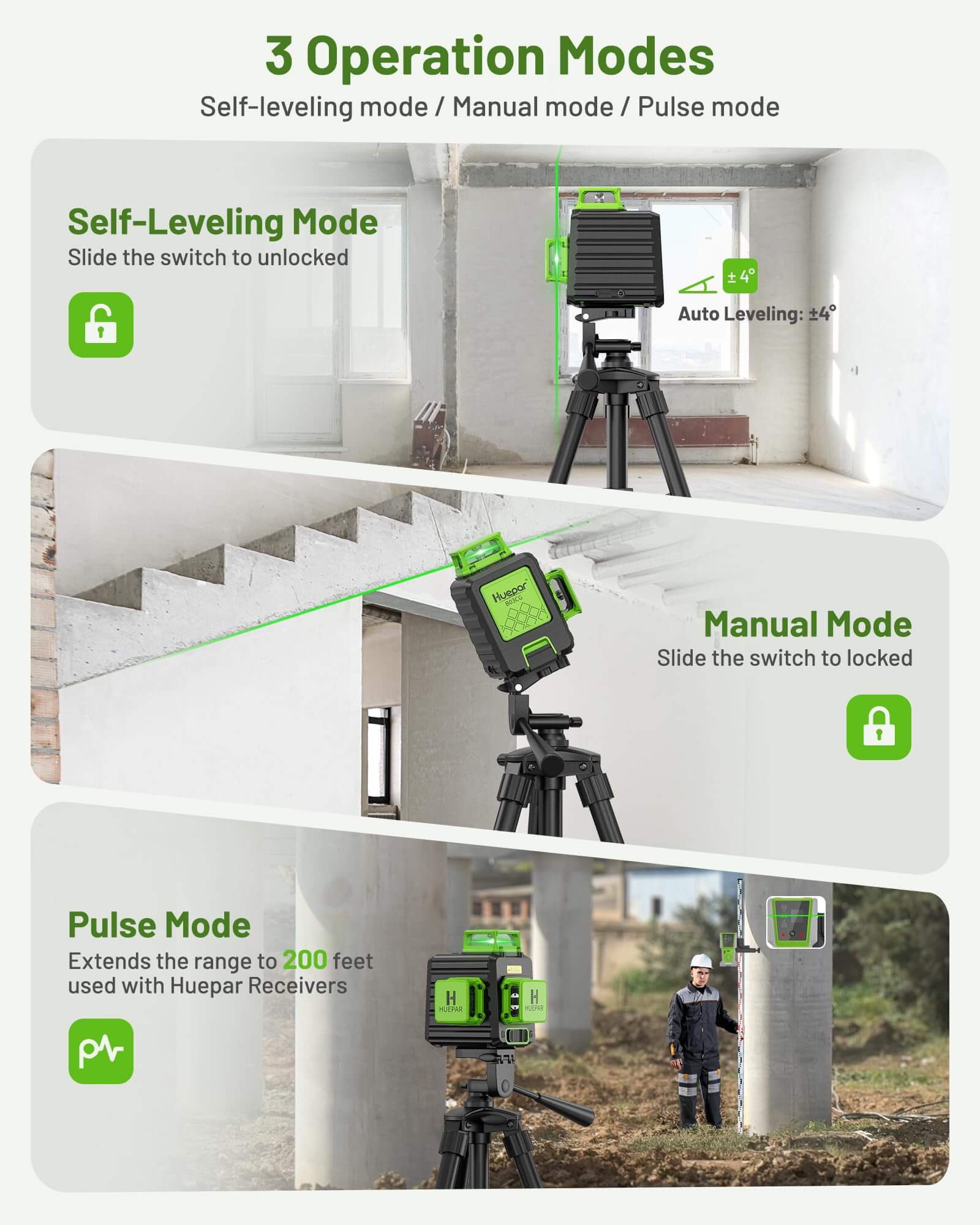 Huepar B03CG Laser Level - Image 4