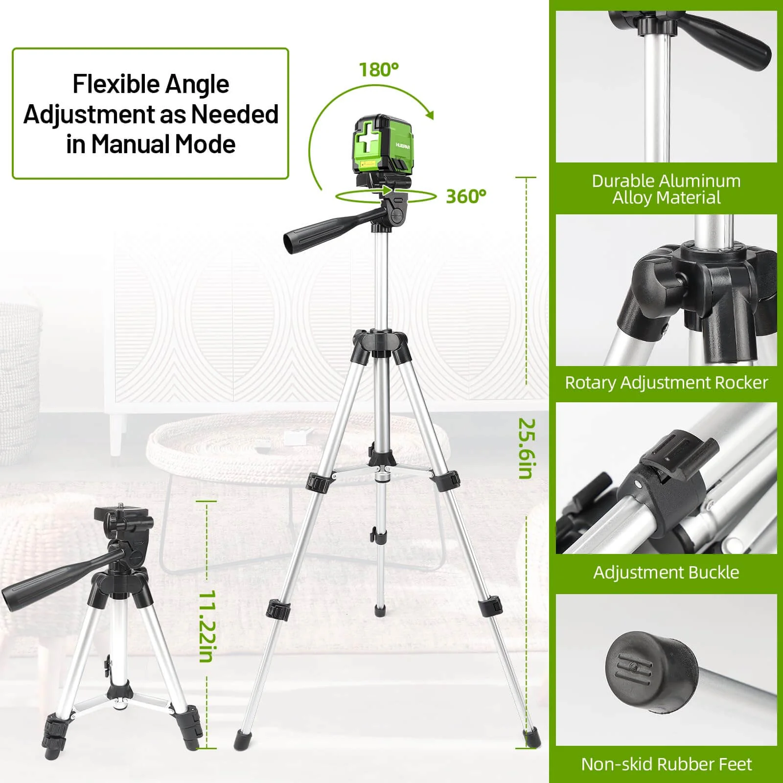Huepar Green - GK011DGTP Laser Level - Image 6