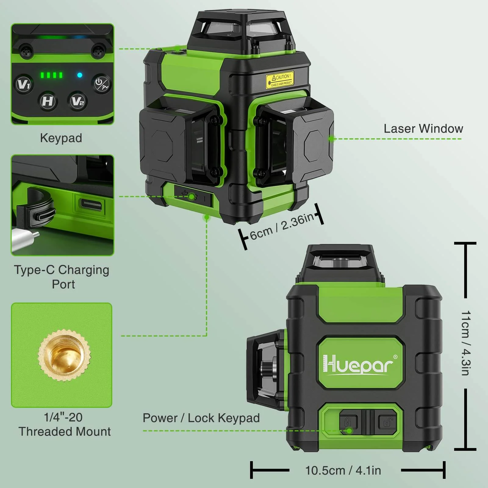 Huepar HM03CG Laser Level - Image 3