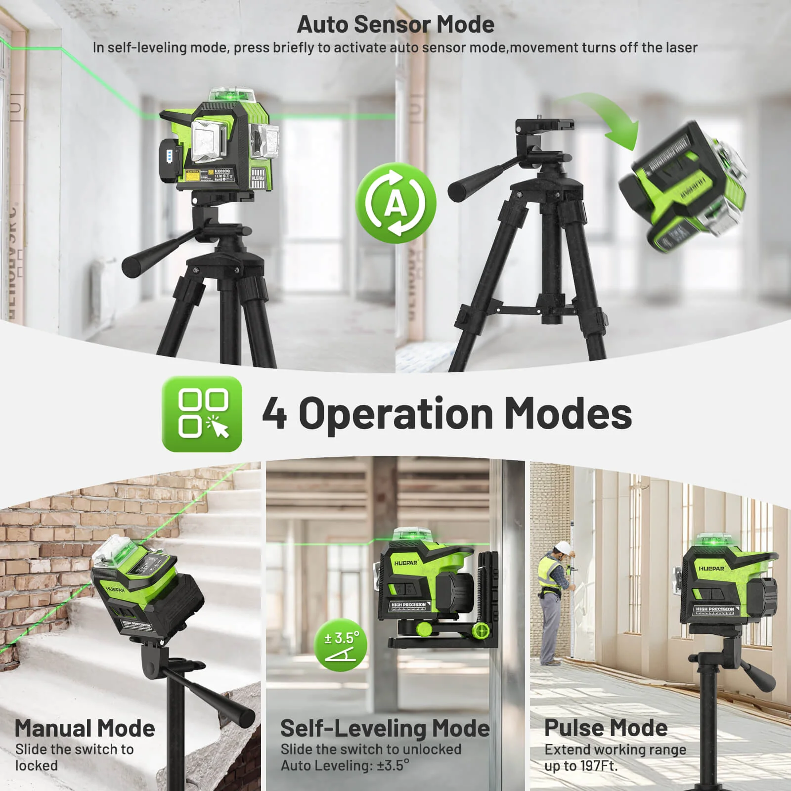 Huepar HX03CG Laser Level - Image 7