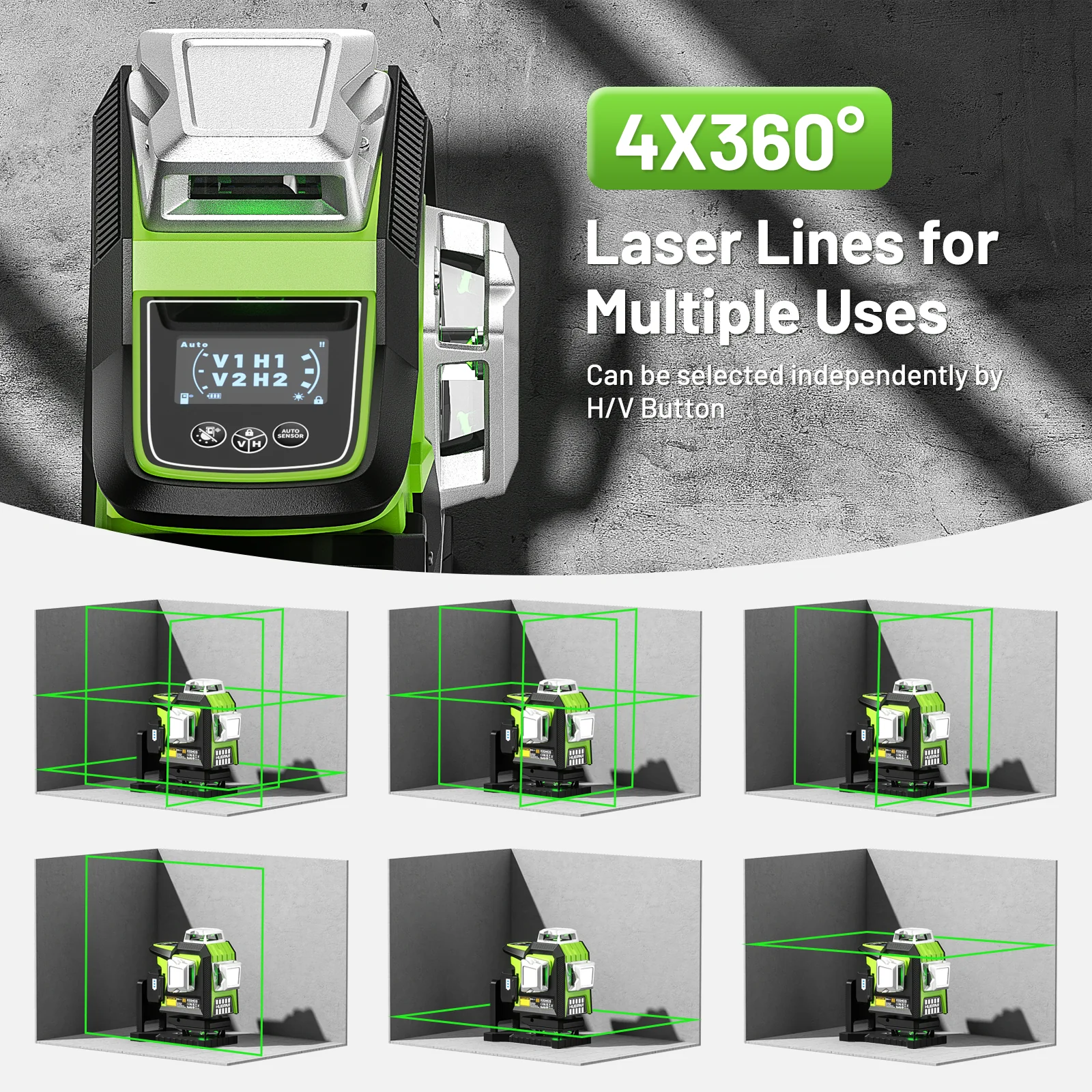 Huepar HX04CG Laser Level - Image 8