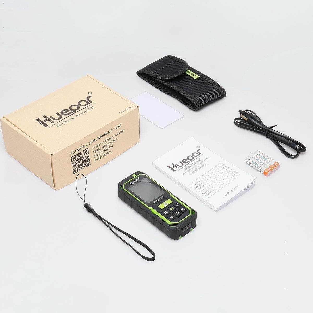 Huepar LM200C - 200M Laser Distance Meter - Image 9