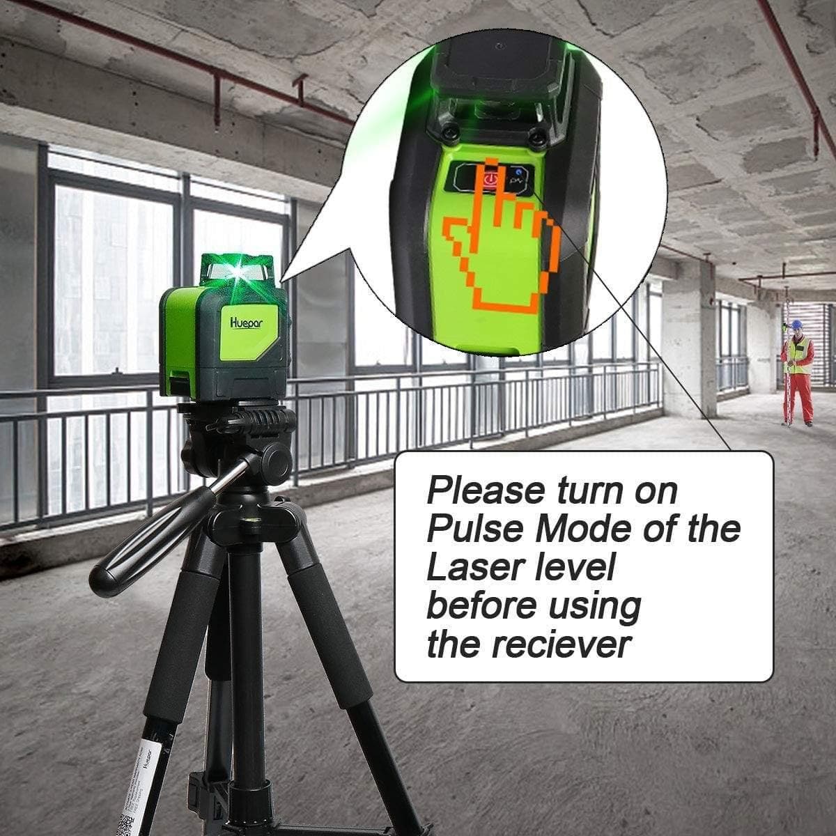 Huepar LR6RG - Laser Detector/Line Laser Receiver - Image 7