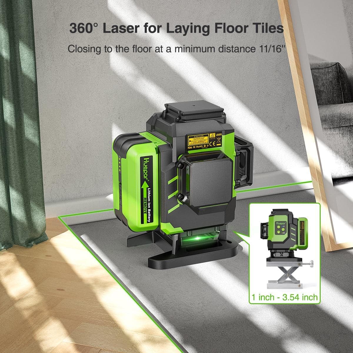 Huepar LS03DG Laser Level - Image 2
