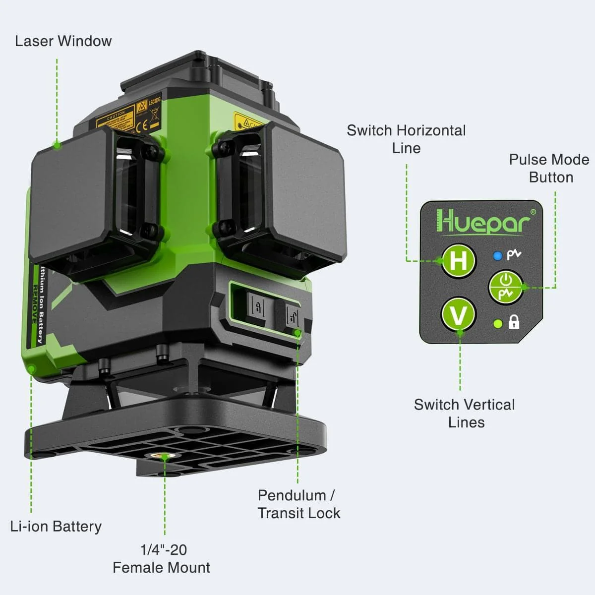 Huepar LS03DG Laser Level - Image 6