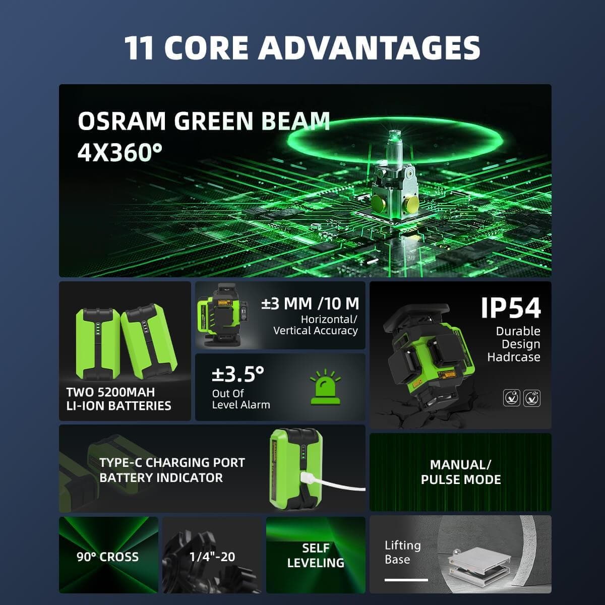 Huepar LS04CG Advanced Kit - Image 12