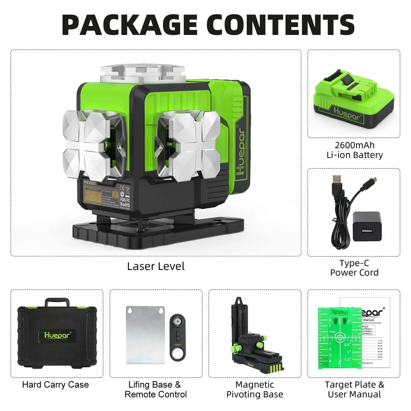 Huepar P03DG Laser Level - Image 9
