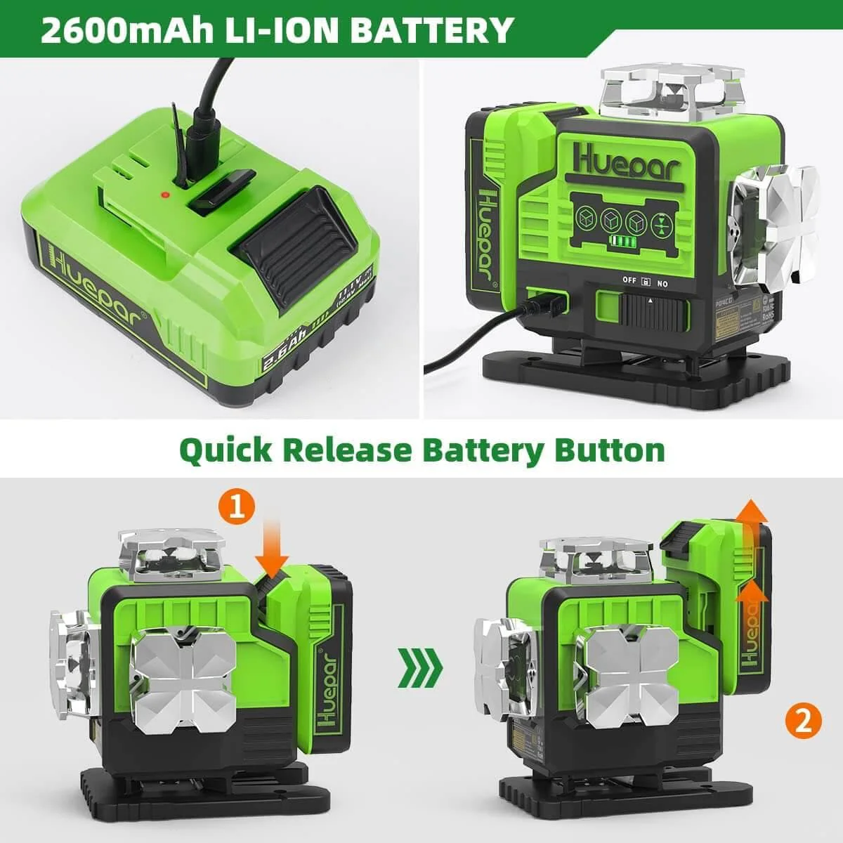 Huepar P04CG Laser Level - Image 5