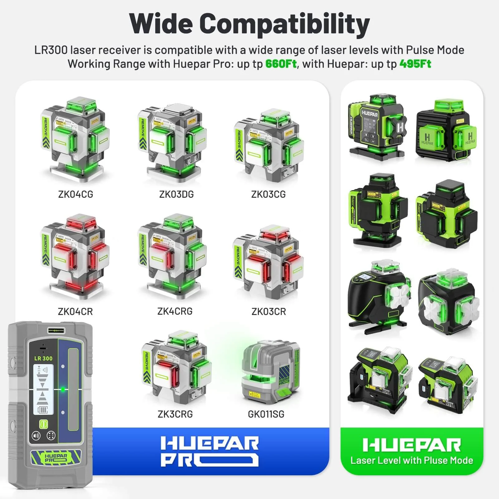 Huepar Pro LR300 - Laser Detector/Line Laser Receiver - Image 3