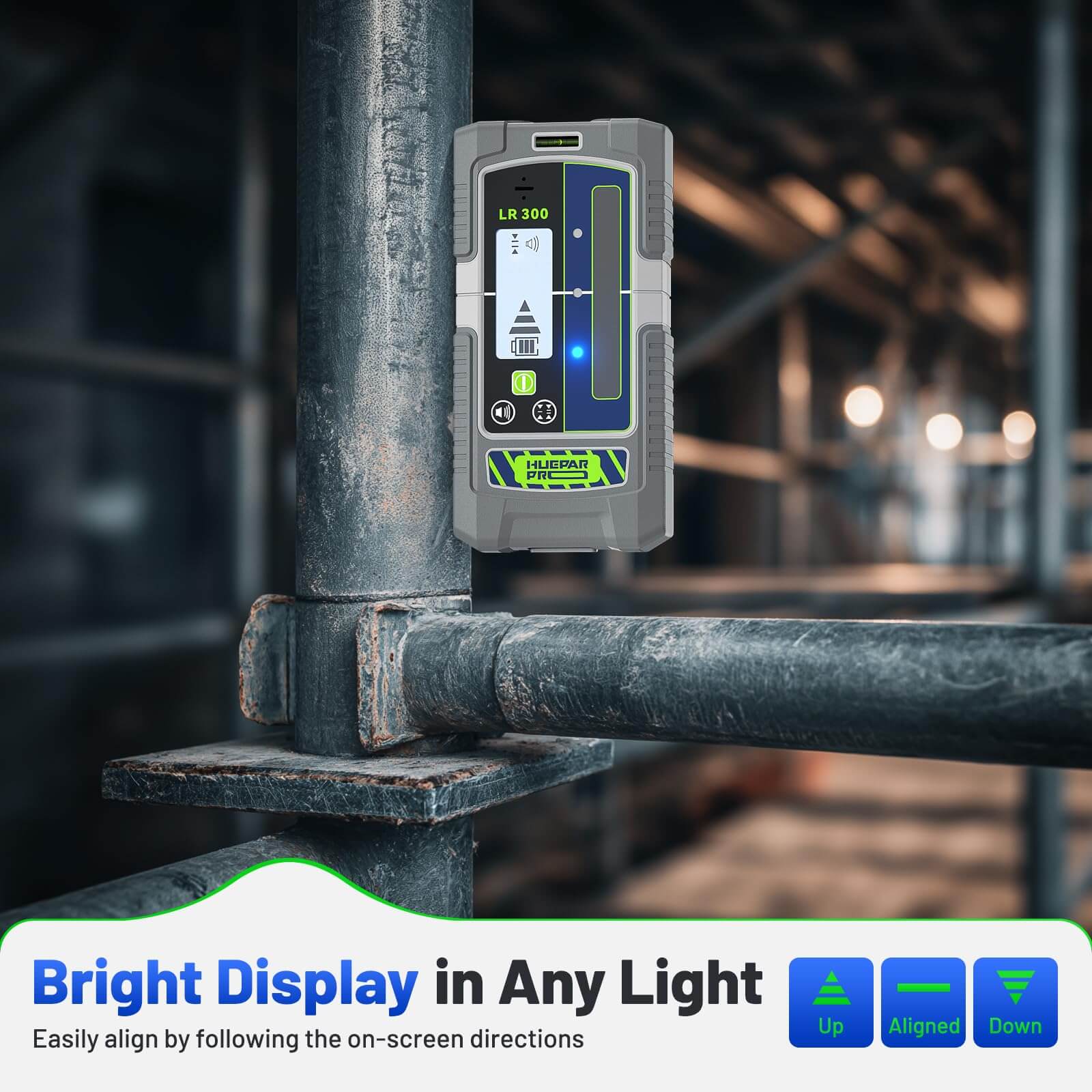 Huepar Pro LR300 - Laser Detector/Line Laser Receiver - Image 5