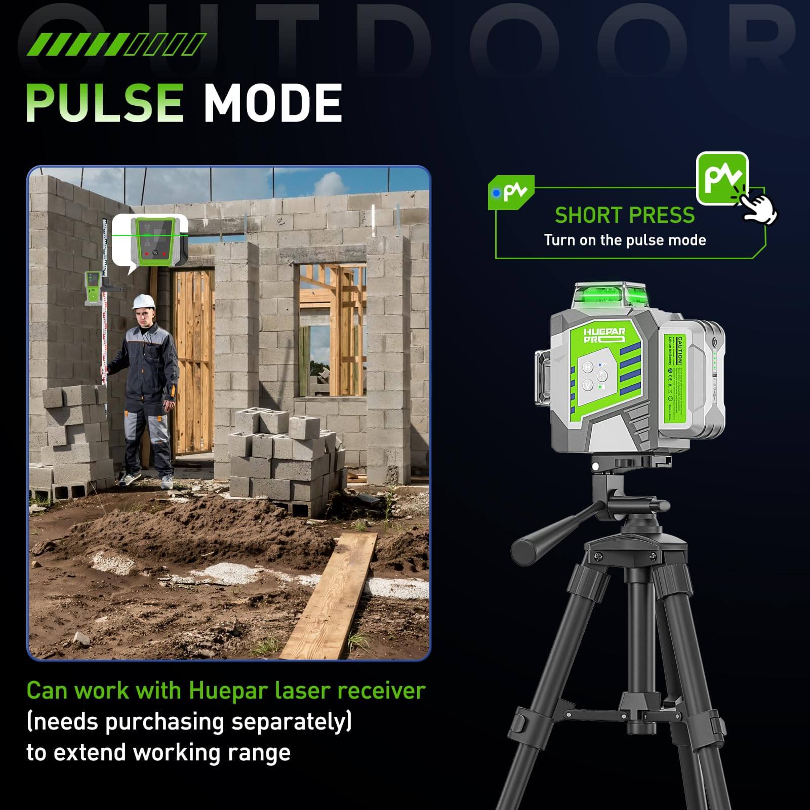 Huepar Pro ZK03CG Laser Level - Image 5
