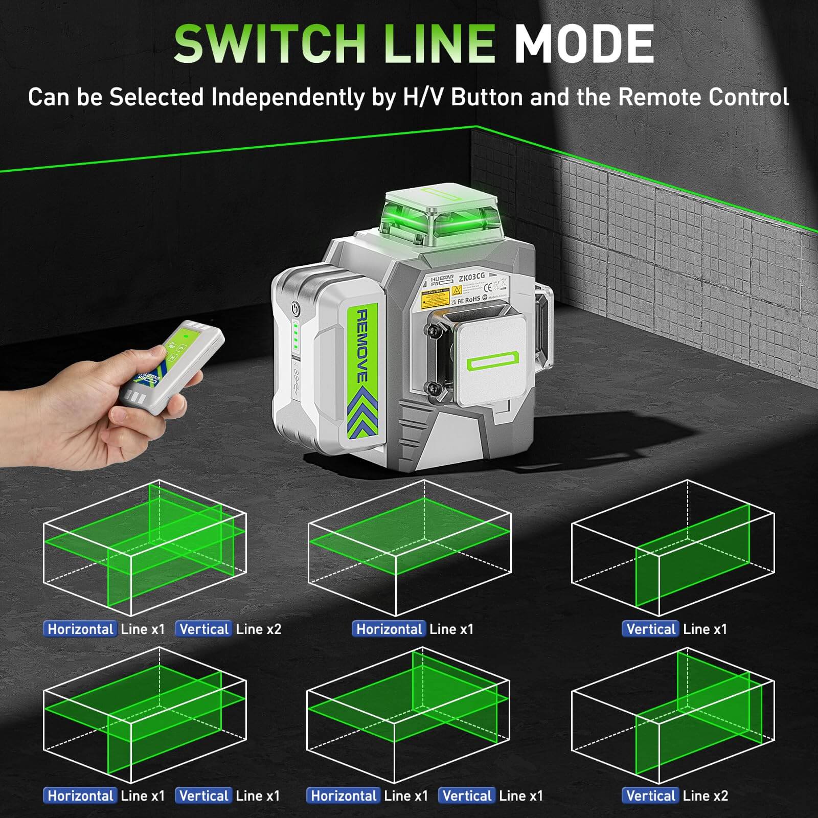 Huepar Pro ZK03CG Laser Level - Image 6