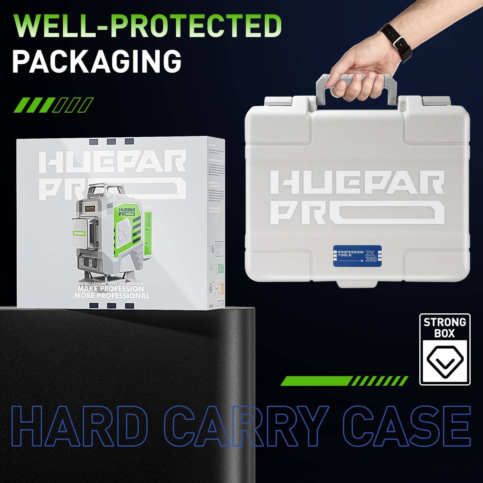 Huepar Pro ZK03CG Laser Level - Image 8
