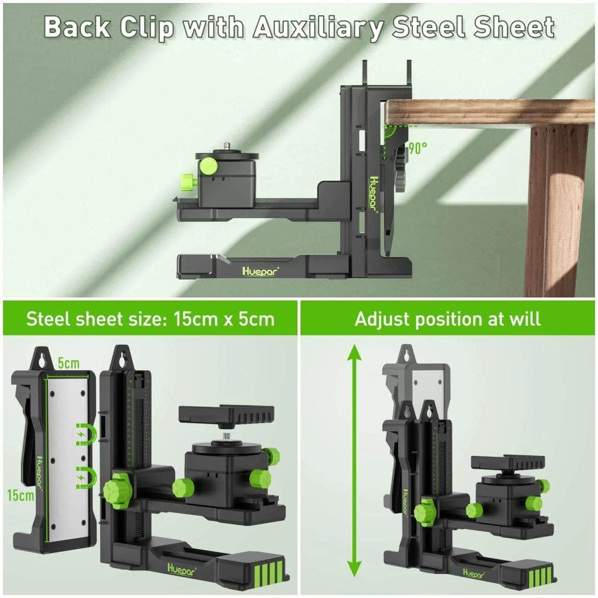 Huepar PV11+ Fine tuning Bracket Adapter - Image 2