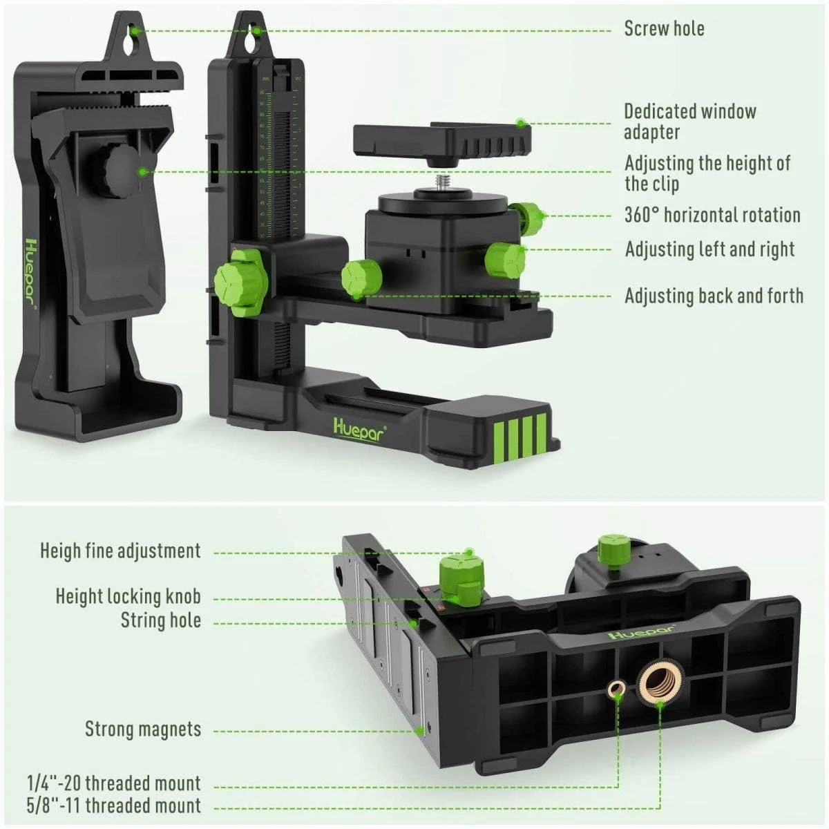 Huepar PV11+ Fine tuning Bracket Adapter - Image 3