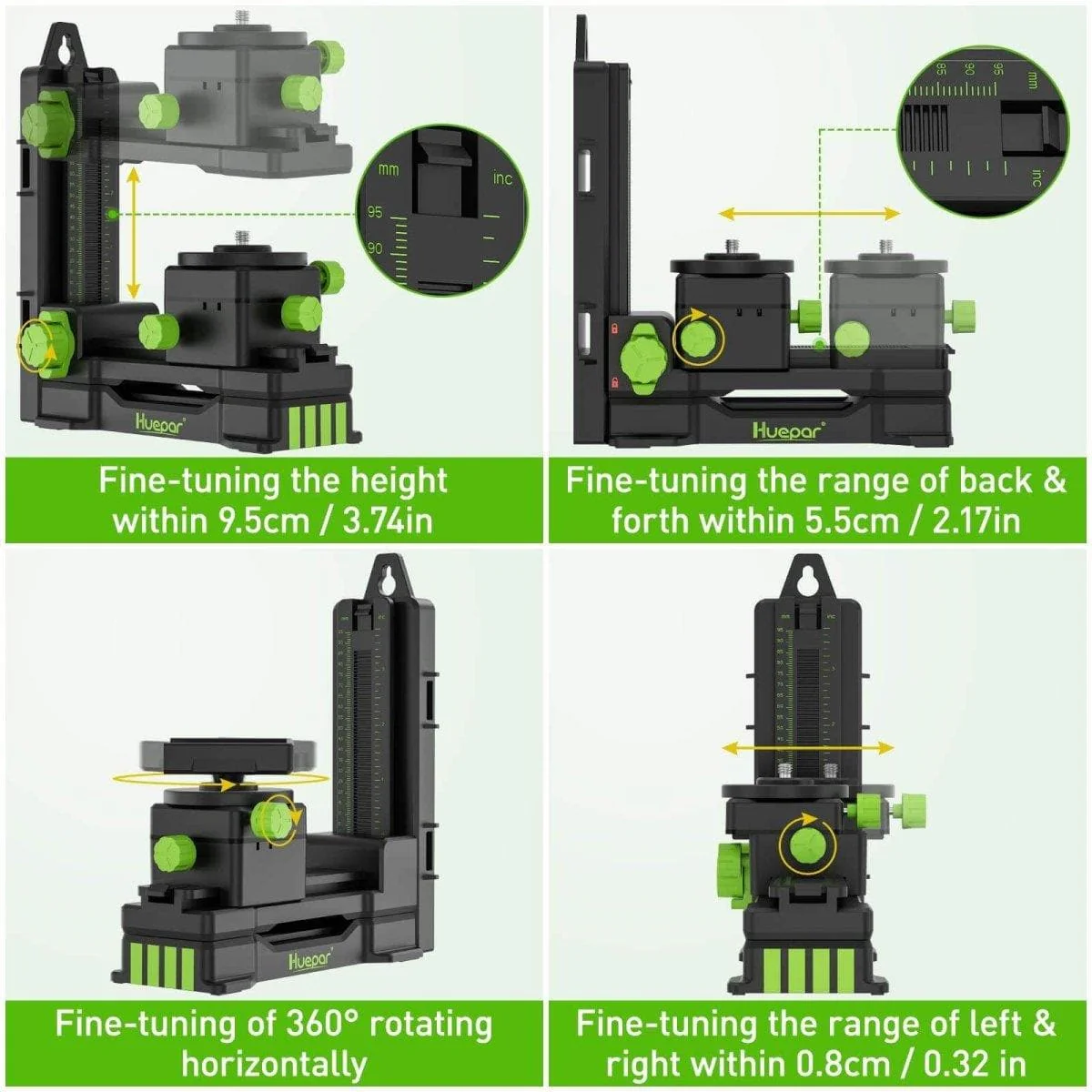 Huepar PV11+ Fine tuning Bracket Adapter - Image 4