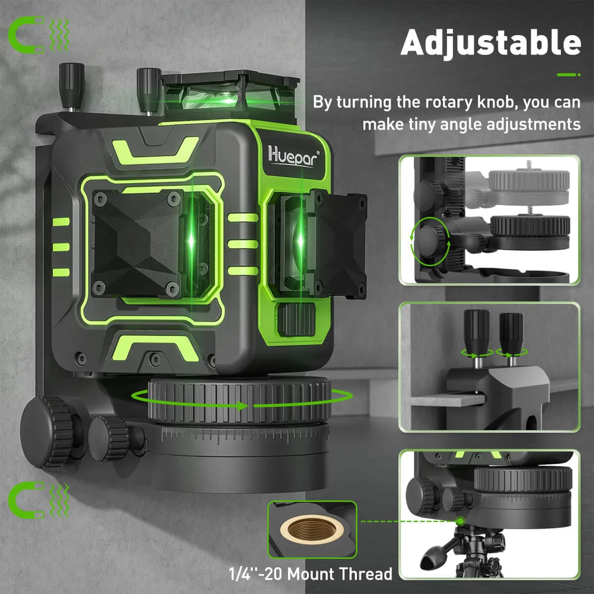 Huepar R03CG Laser Level - Image 8