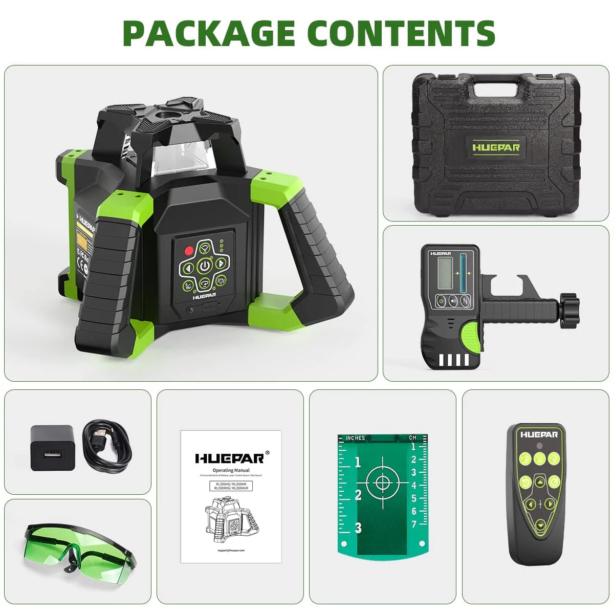 Huepar RL300HVG Laser Level - Image 8