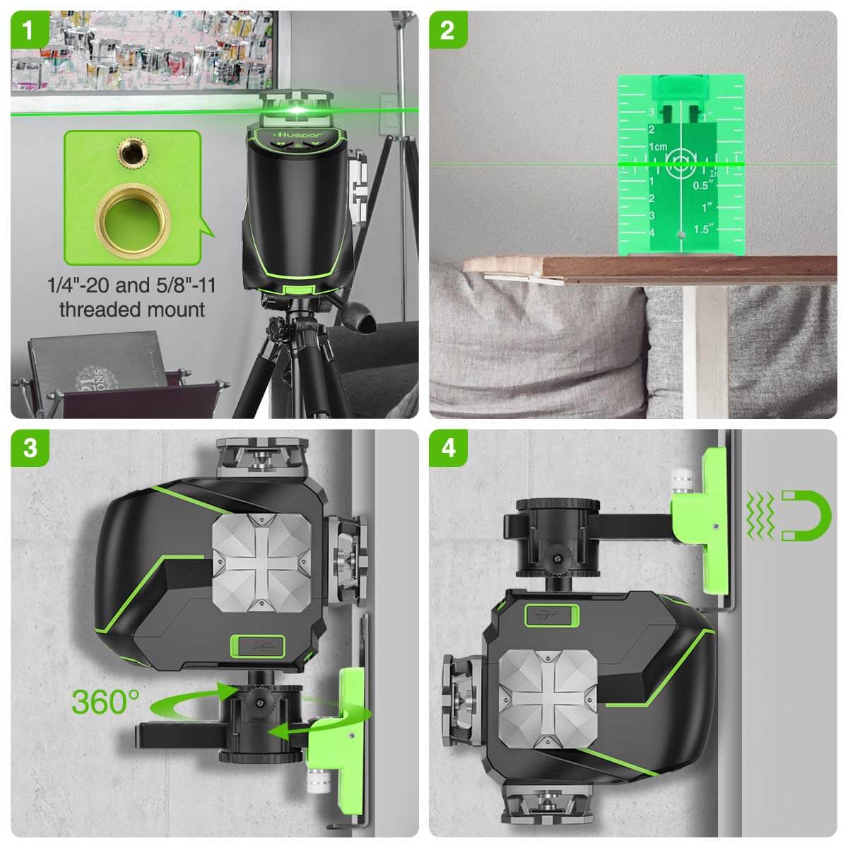 Huepar S02CG Laser Level - Image 5
