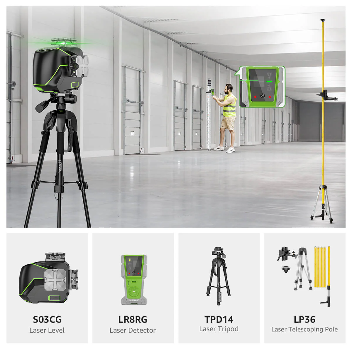 Huepar S03CG Pro Kit
