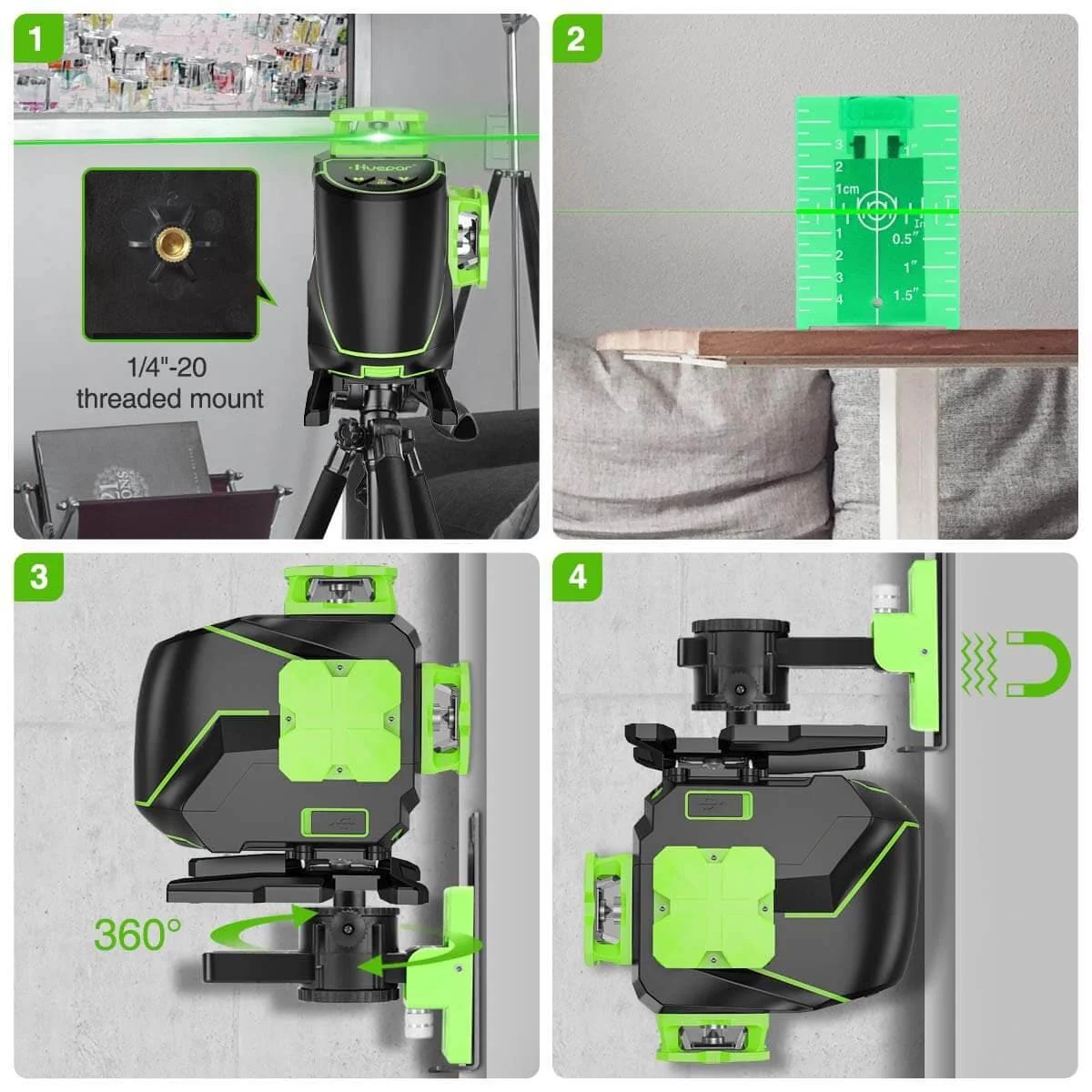 Huepar S04CG-L Laser Level - Image 7
