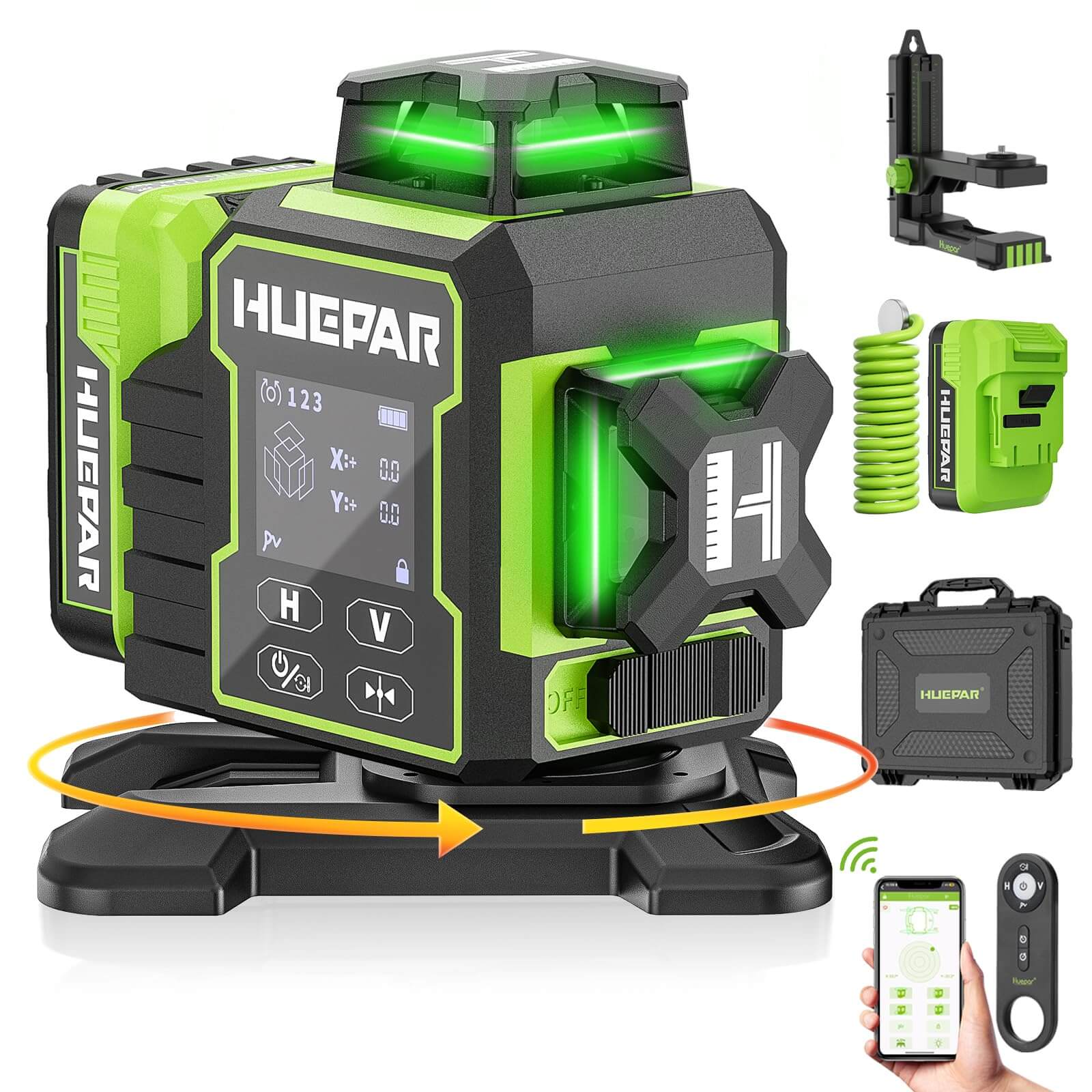 Huepar W03CG Laser Level - Image 10