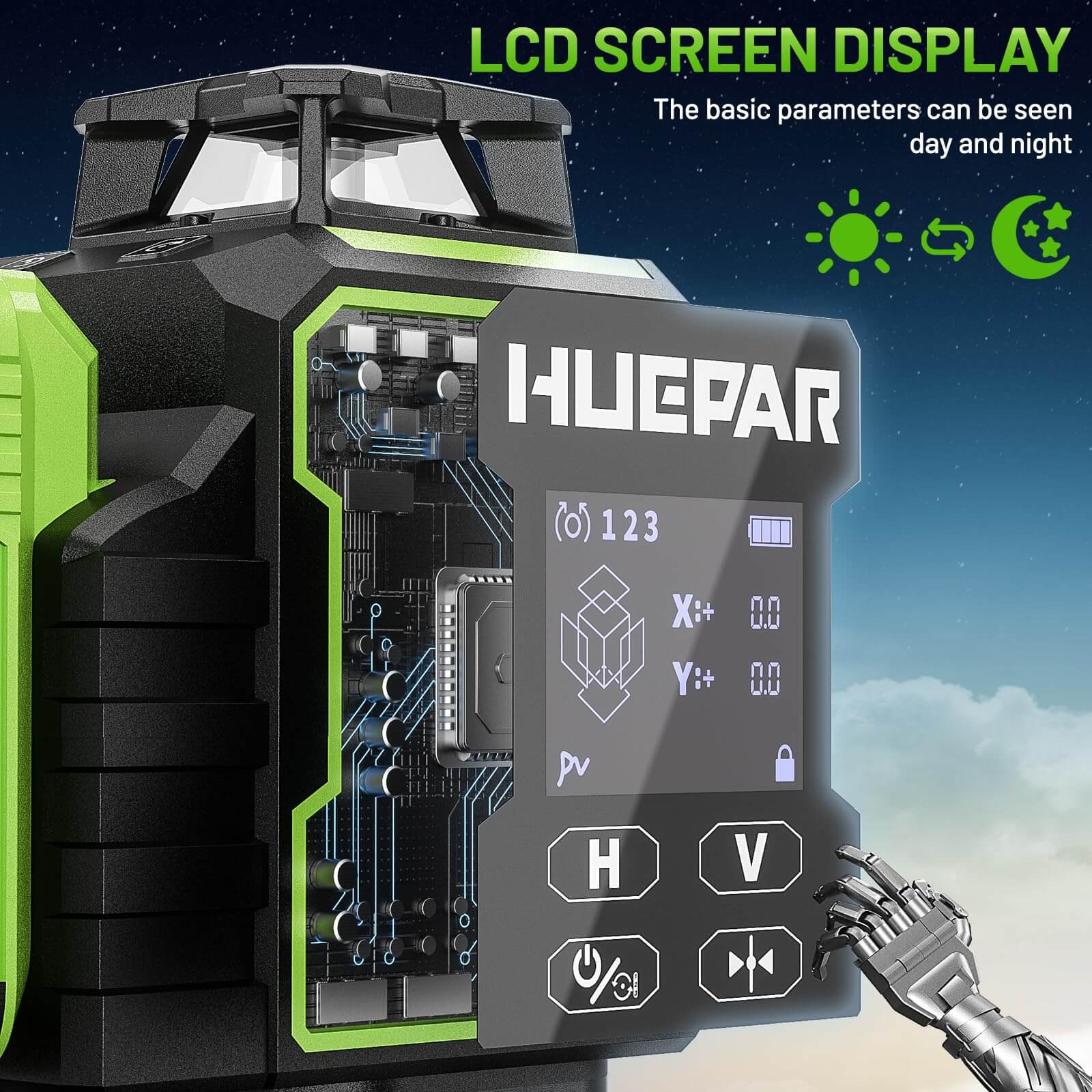 Huepar W03CG Laser Level - Image 3