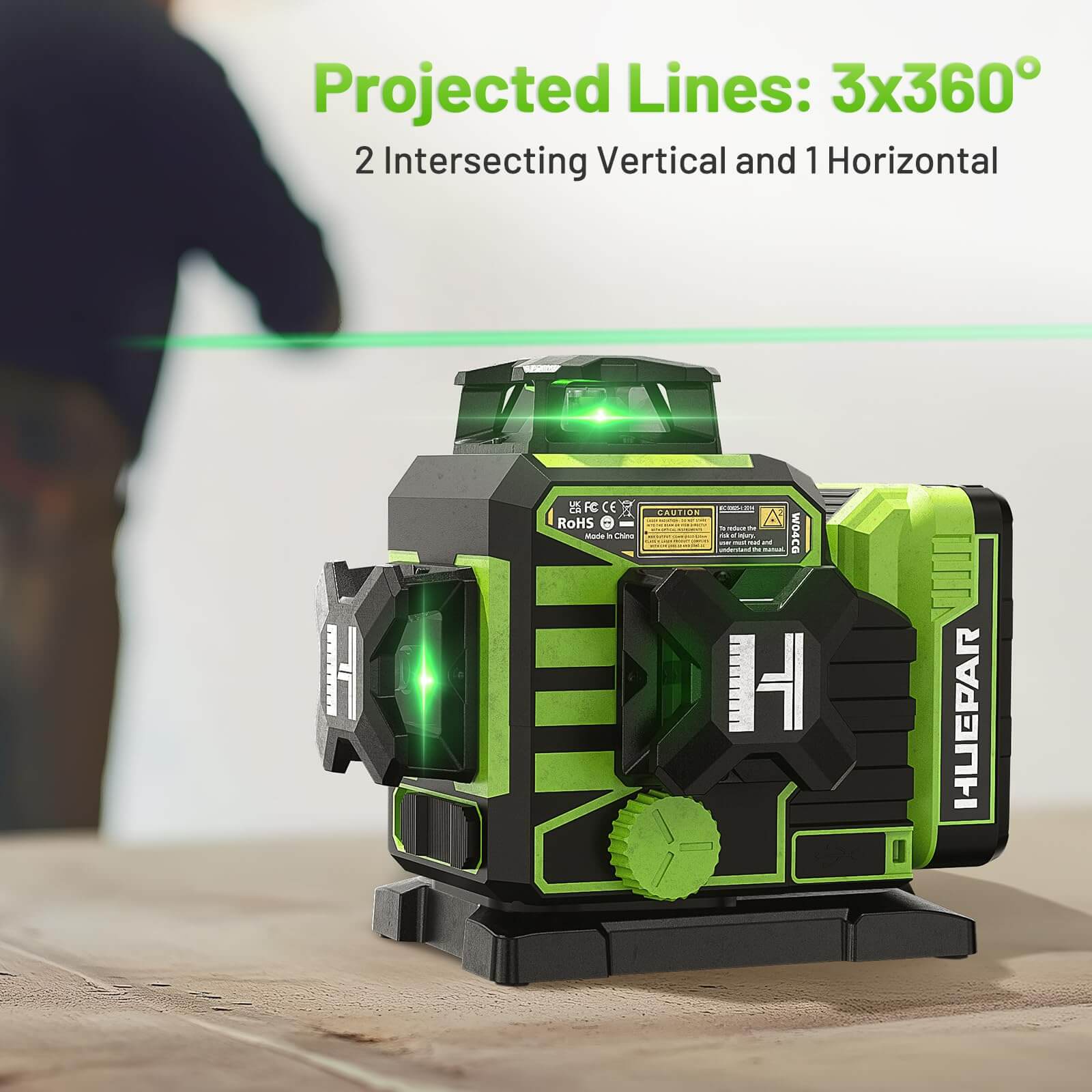 Huepar W03CG Laser Level - Image 6