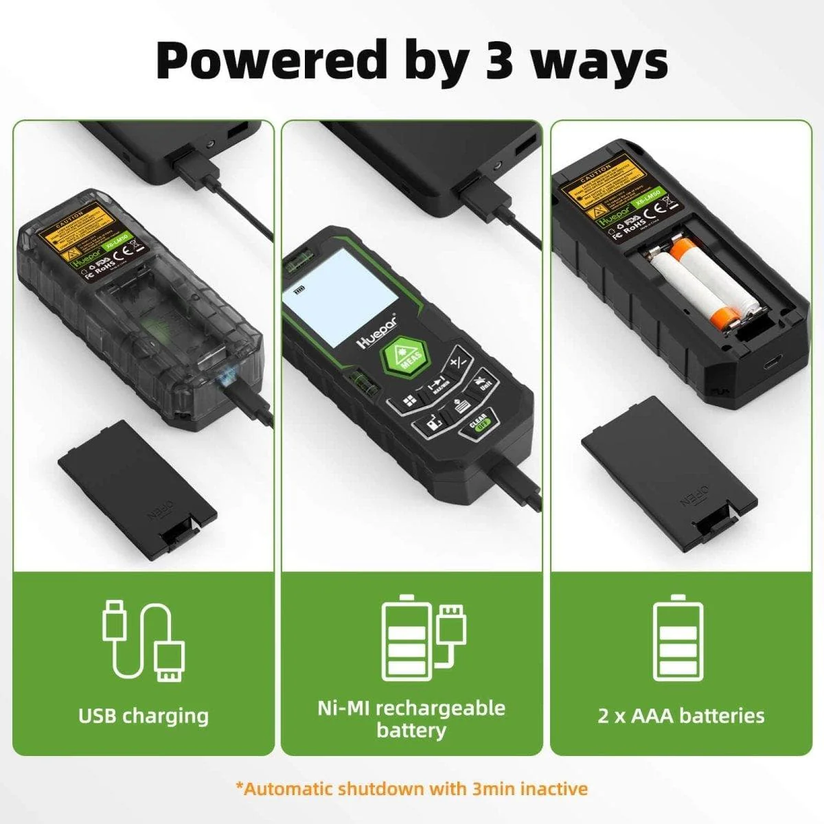 Huepar X6-LM50 -  50M Laser Distance Meter - Image 2